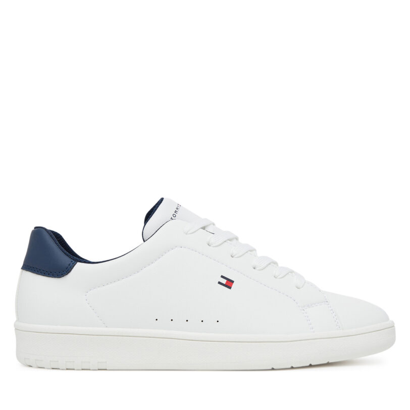 Сникърси Tommy Hilfiger Low Cut Lace-Up T3X9-34073-1355X D Бял цвят на ниска цена