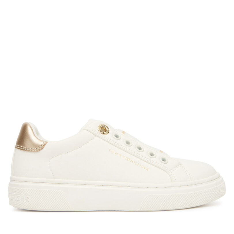 Сникърси Tommy Hilfiger Low Cut Sneaker T3A9-33983-1355 S Бял цвят на ниска цена