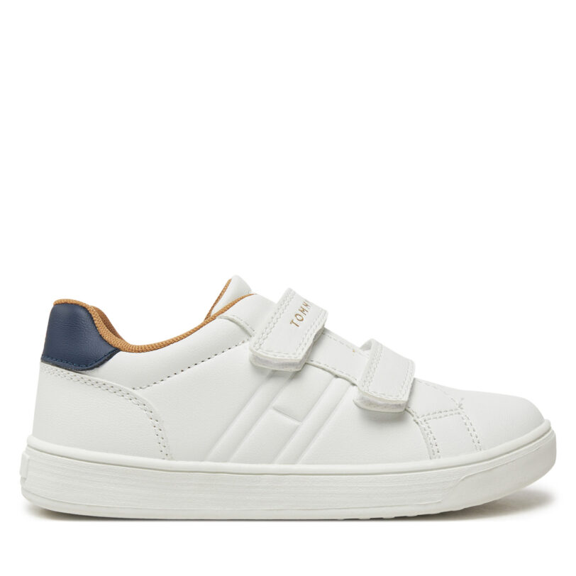 Сникърси Tommy Hilfiger Low Cut Velcro Sneaker T1X9-33835-1355 S Бял цвят на ниска цена
