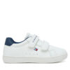 Сникърси Tommy Hilfiger Low Cut Velcro Sneaker T1X9-34062-1355 S Бял цвят на ниска цена