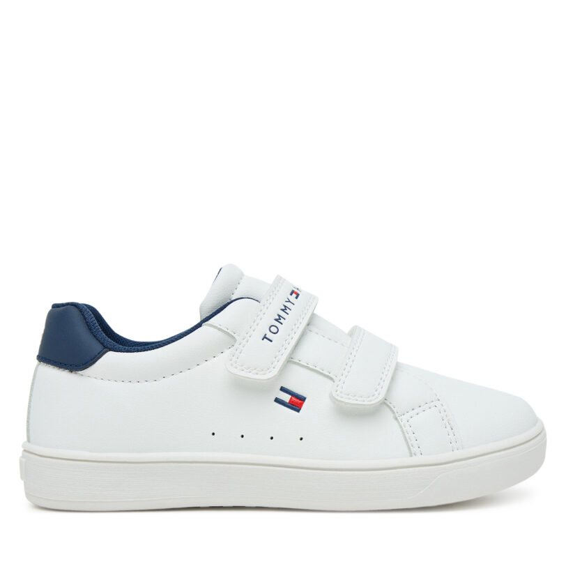 Сникърси Tommy Hilfiger Low Cut Velcro Sneaker T1X9-34062-1355 S Бял цвят на ниска цена