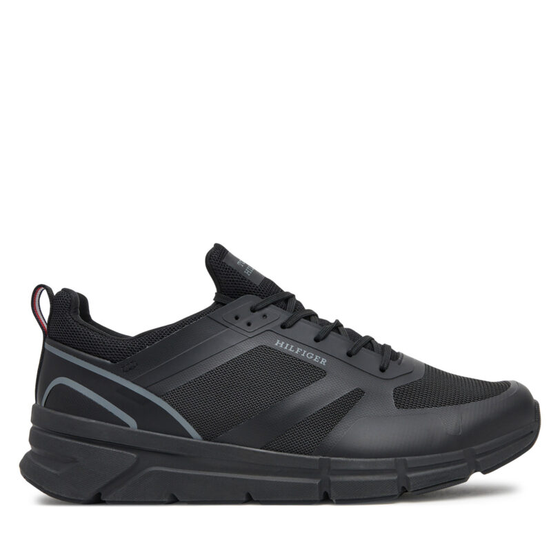 Сникърси Tommy Hilfiger Modern Comfort Run Mix FM0FM05471 Черен цвят на ниска цена