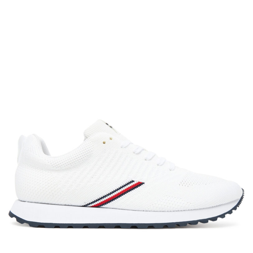 Сникърси Tommy Hilfiger New Runner Eva Corpo Knit FM0FM05648 Бял цвят на ниска цена