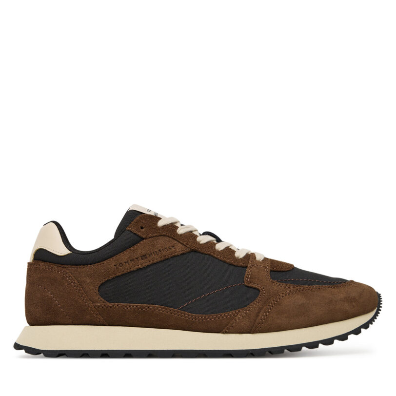 Сникърси Tommy Hilfiger New Runner Eva Mix FM0FM05638 Кафяв цвят на ниска цена