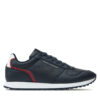 Сникърси Tommy Hilfiger New Runner Eva Mix Lth Flag FM0FM05453 Тъмносин цвят на ниска цена