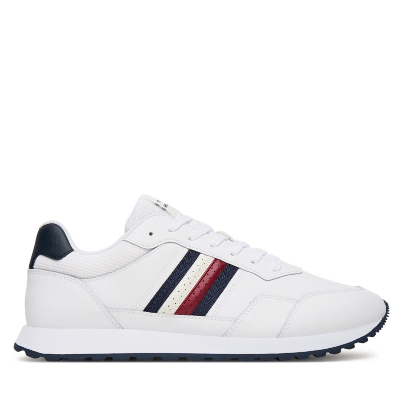 Сникърси Tommy Hilfiger New Runner Eva Stripes FM0FM05637 Бял цвят на ниска цена
