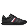 Сникърси Tommy Hilfiger New Runner Eva Stripes FM0FM05637 Черен цвят на ниска цена