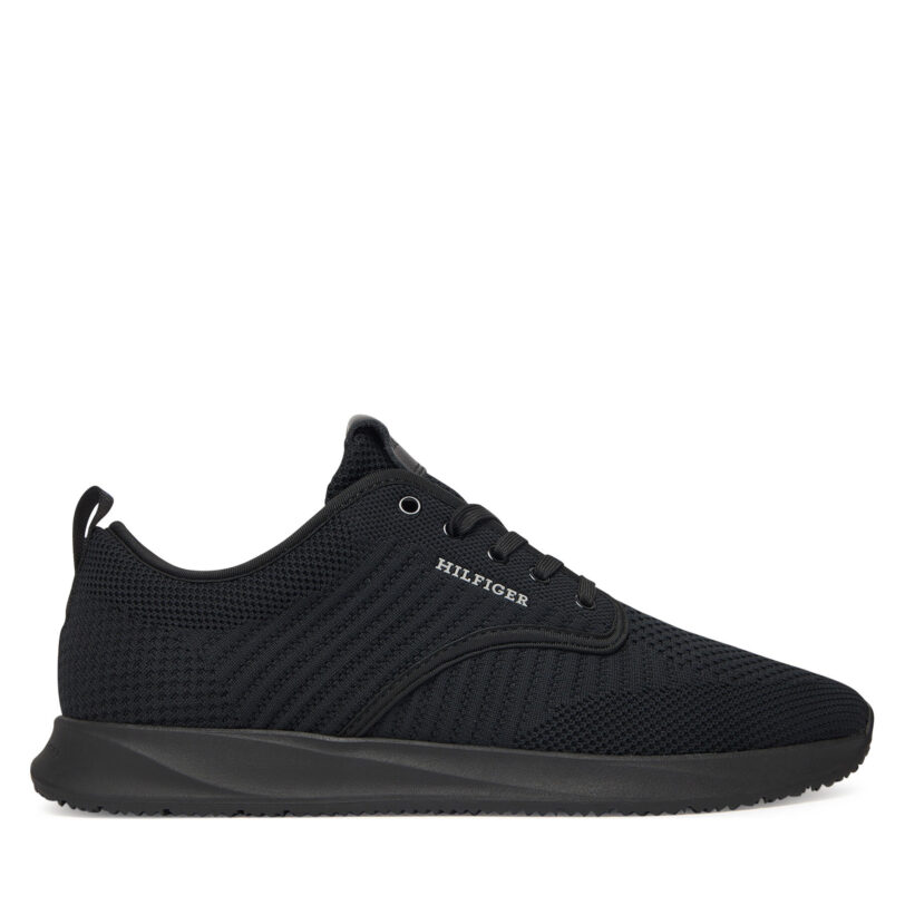 Сникърси Tommy Hilfiger Newport 3D Premium FM0FM05527 Черен цвят на ниска цена