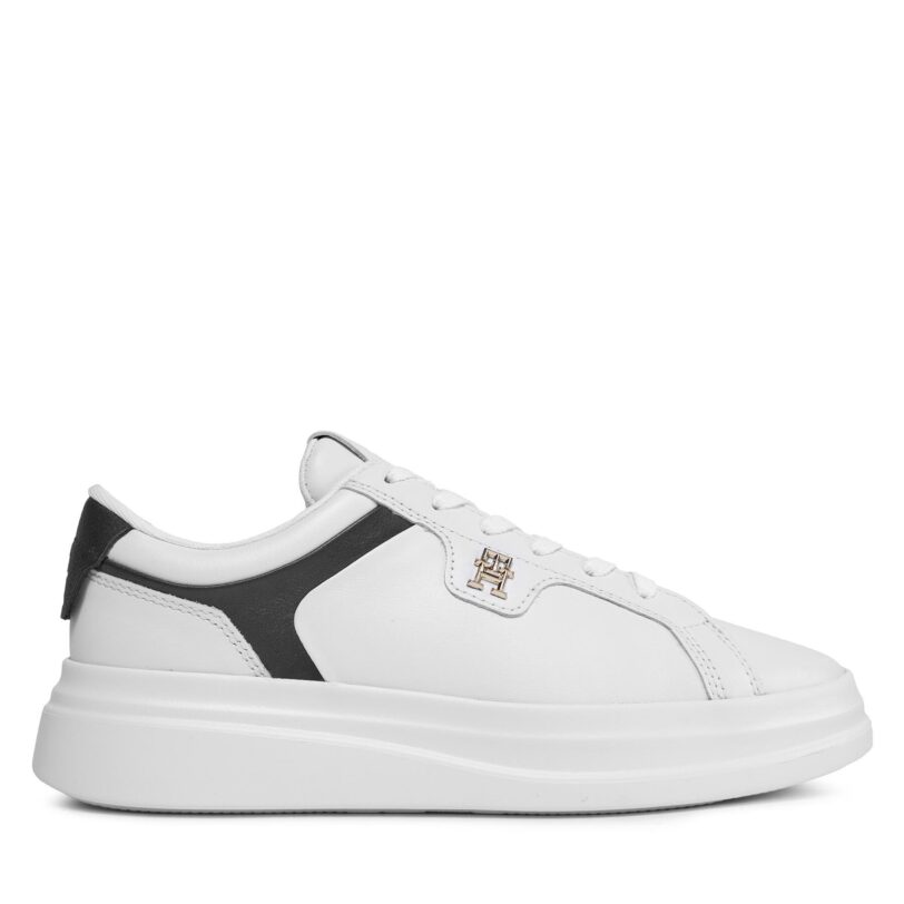Сникърси Tommy Hilfiger Pointy Court FW0FW07460 Бял цвят на ниска цена
