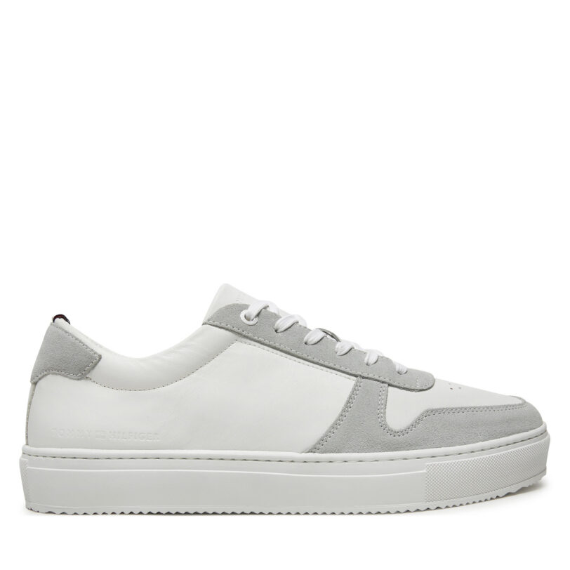 Сникърси Tommy Hilfiger Premium Corporate Lth Mix FM0FM05244 Бял цвят на ниска цена