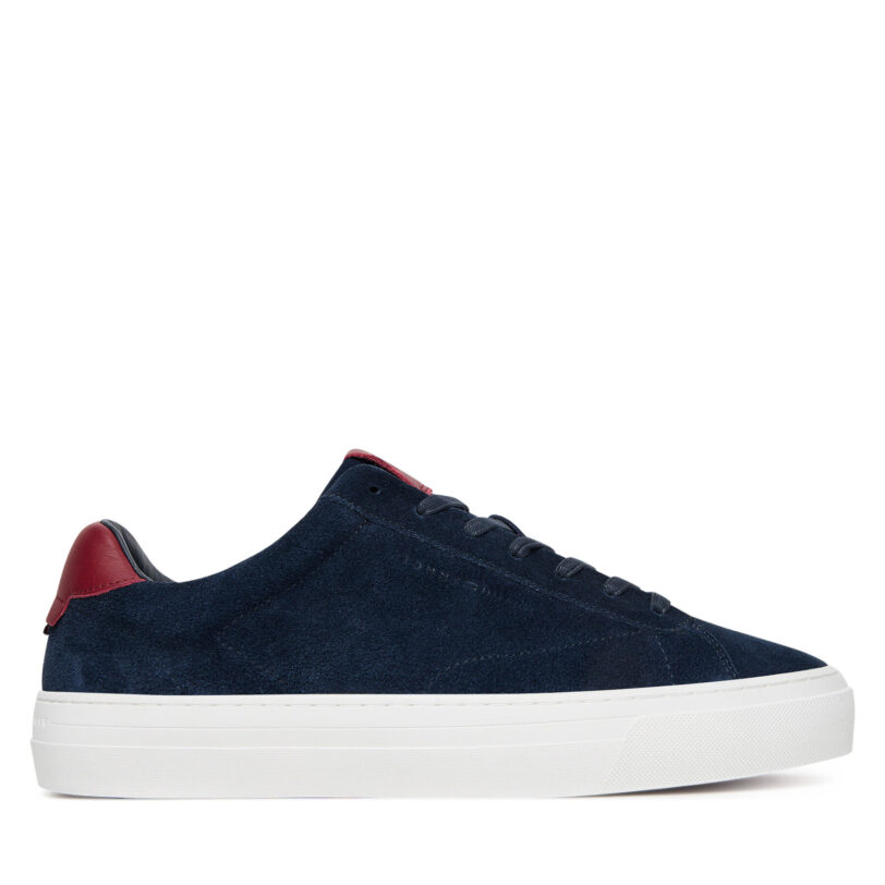 Сникърси Tommy Hilfiger Premium Dress Cupsole FM0FM05573 Тъмносин цвят на ниска цена