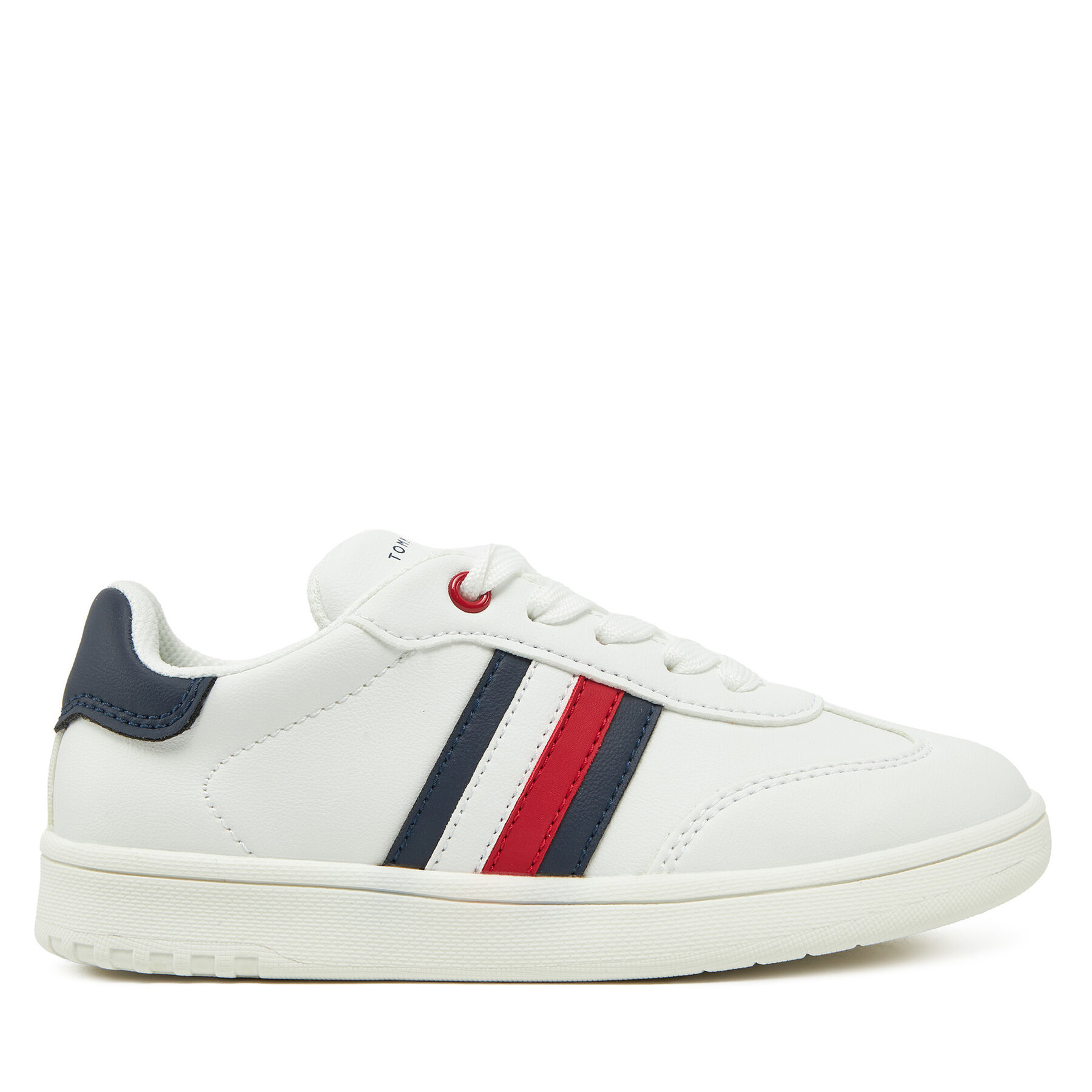 Сникърси Tommy Hilfiger Stripe Low Cut Lace-Up Sneaker T3X9-33850-1355 M Бял цвят на ниска цена