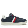 Сникърси Tommy Hilfiger Stripe Low Cut Lace-Up Sneaker T3X9-33851-1269 M Тъмносин цвят на ниска цена