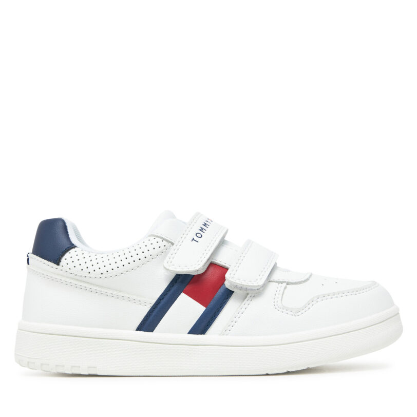 Сникърси Tommy Hilfiger T1X9-33841-1355X S Бял цвят на ниска цена