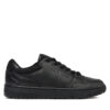 Сникърси Tommy Hilfiger Th Basket Core Leather Ess FM0FM05040 Черен цвят на ниска цена