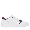 Сникърси Tommy Hilfiger Th Basket Core Lite Lth Mix FM0FM05518 Бял цвят на ниска цена