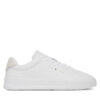 Сникърси Tommy Hilfiger Th Court Lth Detail Ess FM0FM05367 Бял цвят на ниска цена