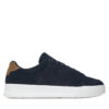 Сникърси Tommy Hilfiger Th Court Summer Suede FM0FM05517 Тъмносин цвят на ниска цена