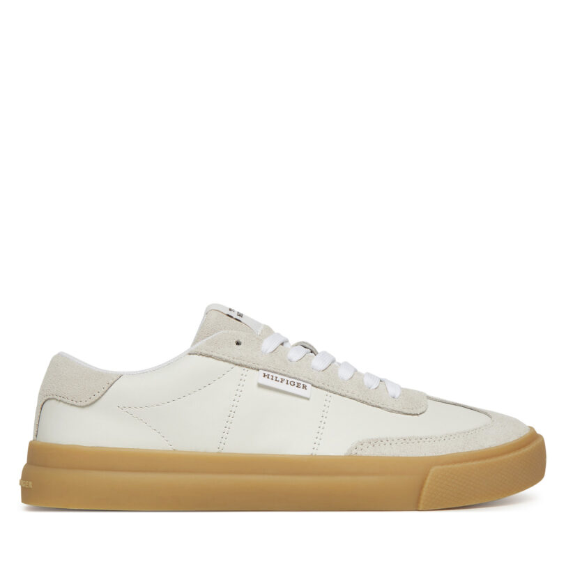 Сникърси Tommy Hilfiger Th Cupset Summer Lth FM0FM05487 Бял цвят на ниска цена