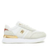Сникърси Tommy Hilfiger Th Fashion Runner FW0FW08475 Бял цвят на ниска цена