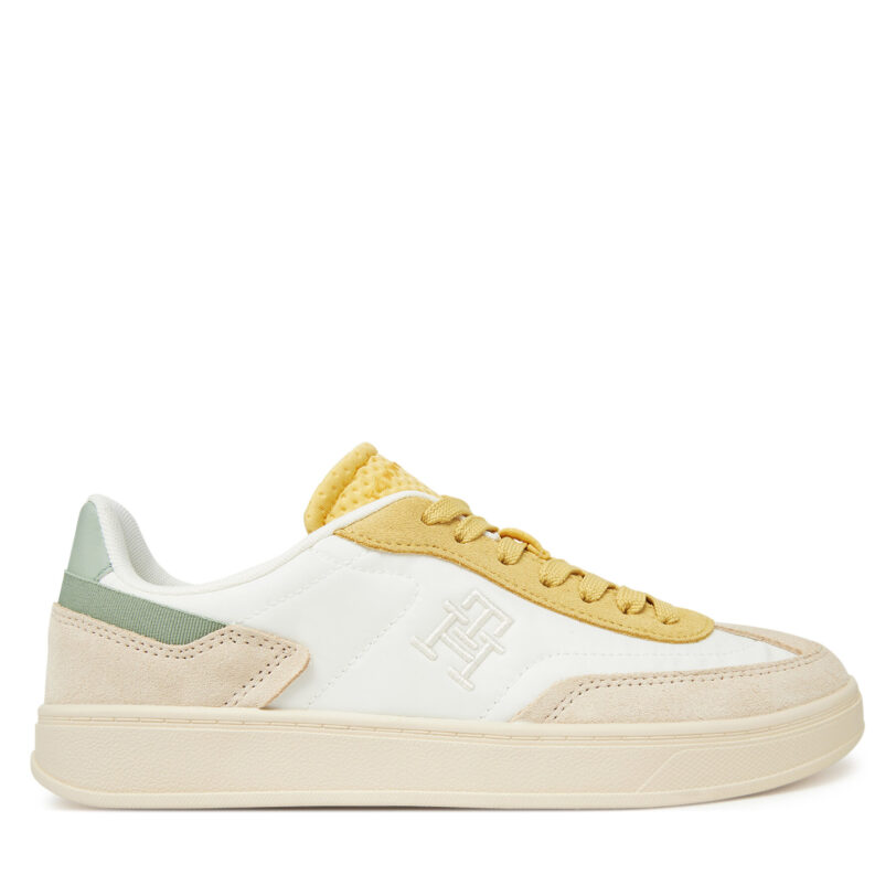 Сникърси Tommy Hilfiger Th Heritage Sneaker FW0FW08643 Бял цвят на ниска цена