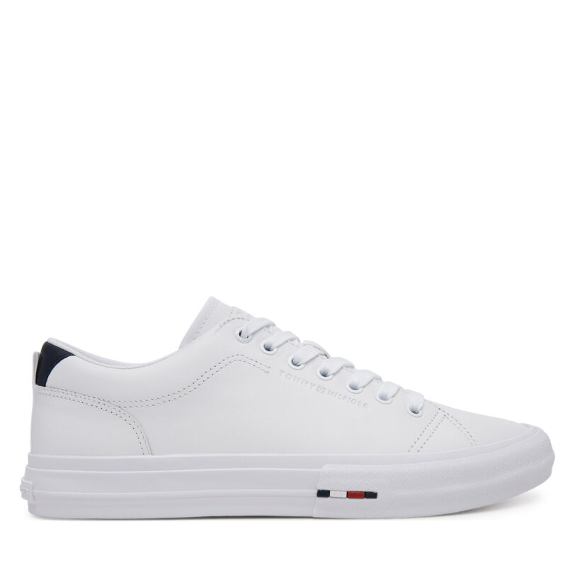 Сникърси Tommy Hilfiger Th Hi Vulc Street Lth Patch FM0FM05312 Бял цвят на ниска цена