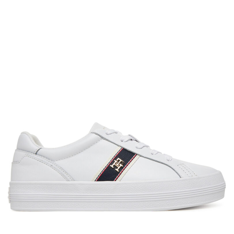 Сникърси Tommy Hilfiger Vulc Webbing Sneaker FW0FW08903 Бял цвят на ниска цена