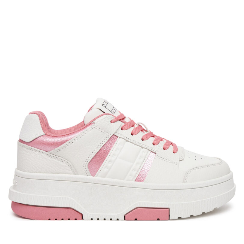 Сникърси Tommy Jeans EN0EN02702 Бял цвят на ниска цена