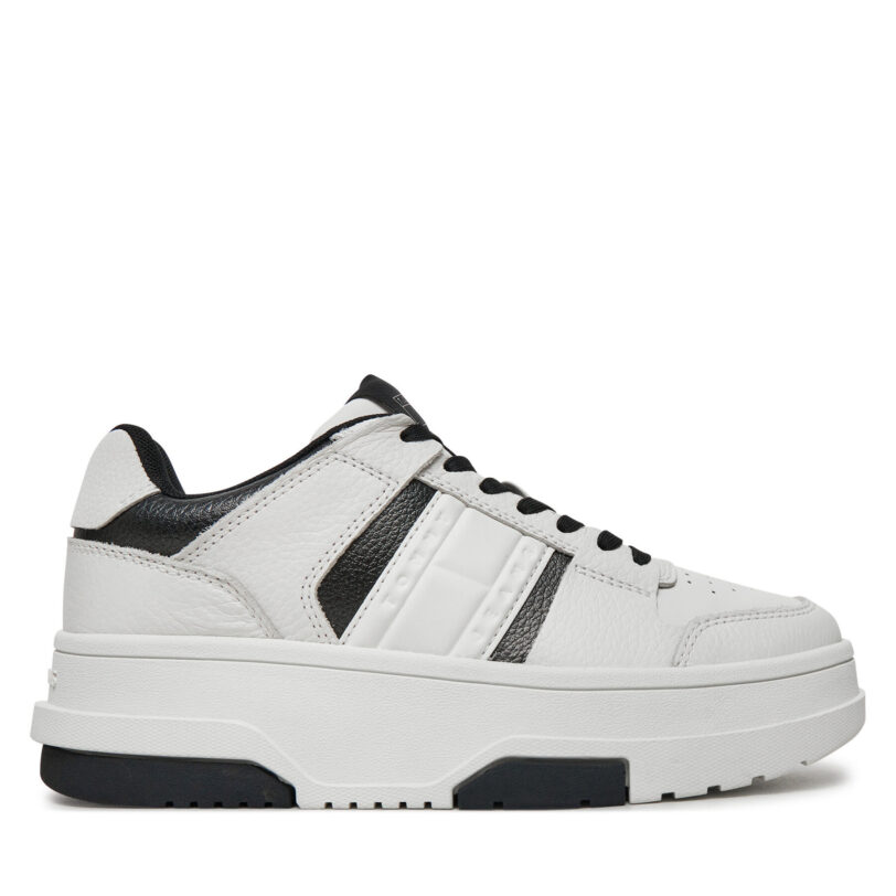 Сникърси Tommy Jeans EN0EN02702 Бял цвят на ниска цена