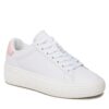 Сникърси Tommy Jeans New Cupsole Leather EN0EN02137 Бял цвят на ниска цена