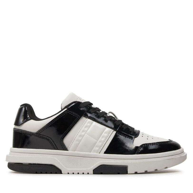 Сникърси Tommy Jeans The Brooklyn Patent EN0EN02528 Черен цвят на ниска цена