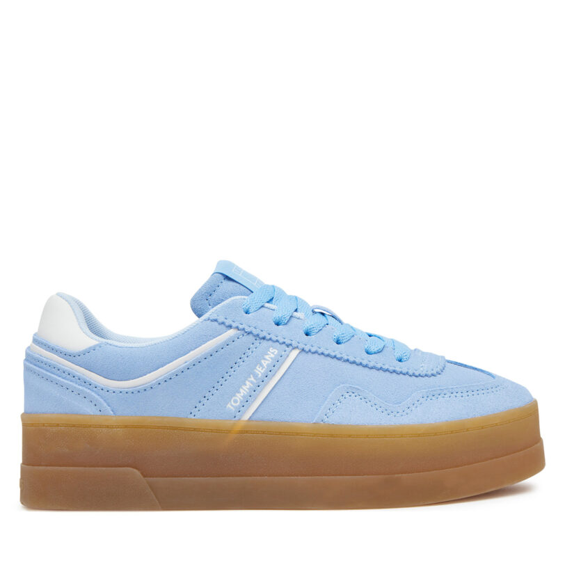 Сникърси Tommy Jeans The Greenwich Flatform 2b EN0EN02734 Син цвят на ниска цена