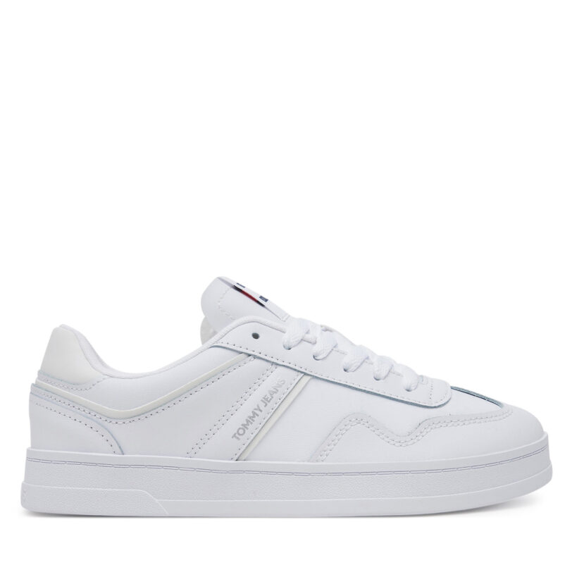 Сникърси Tommy Jeans The Greenwich Leather EN0EN02794 Бял цвят на ниска цена