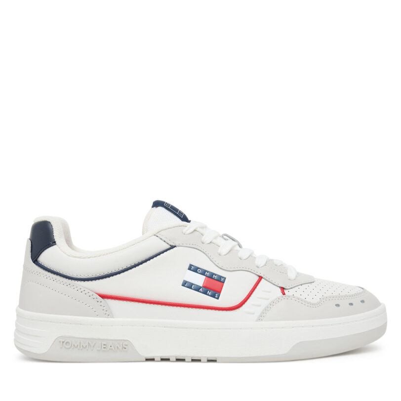 Сникърси Tommy Jeans Tjm Cupsole Elevated EM0EM01585 Екрю цвят на ниска цена