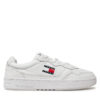 Сникърси Tommy Jeans Tjm Cupsole Leather Ess EM0EM01443 Бял цвят на ниска цена