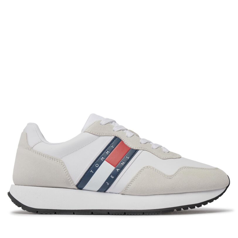 Сникърси Tommy Jeans Tjm Modern Runner EM0EM01316 Бял цвят на ниска цена