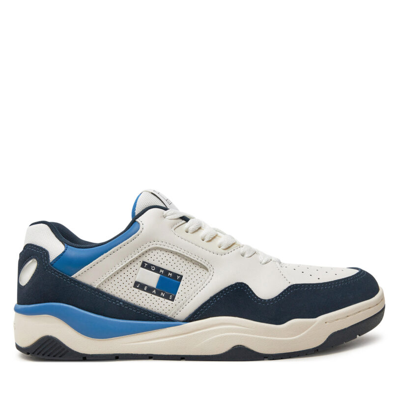 Сникърси Tommy Jeans Tjm New Basket Sneaker Lc EM0EM01500 Тъмносин цвят на ниска цена