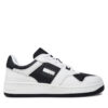 Сникърси Tommy Jeans Tjm Retro Basket Cupsole Tumble EM0EM01513 Бял цвят на ниска цена