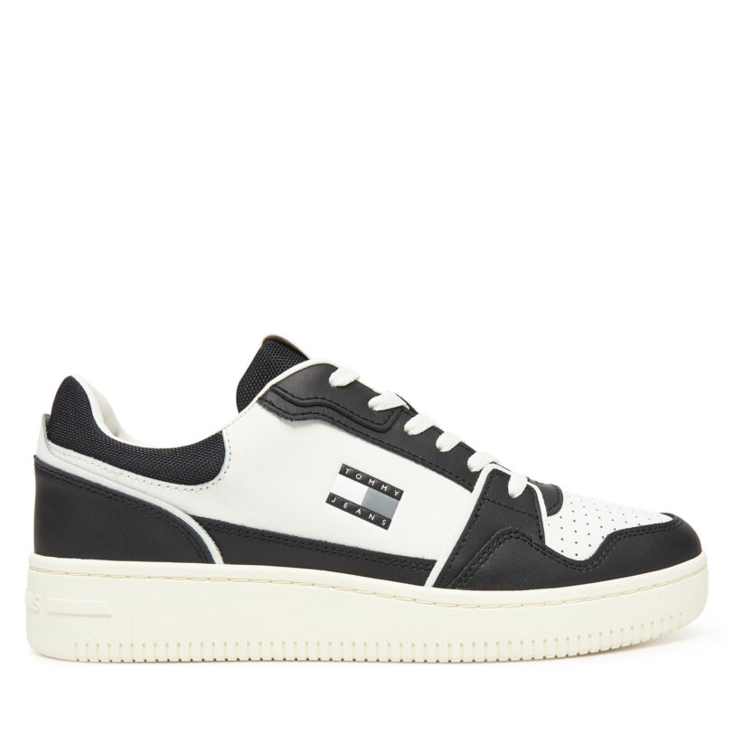 Сникърси Tommy Jeans Tjm Retro Basket EM0EM01610 Бял цвят на ниска цена