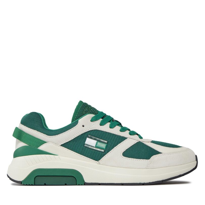 Сникърси Tommy Jeans Tjm Runner Combined EM0EM01319 Бял цвят на ниска цена