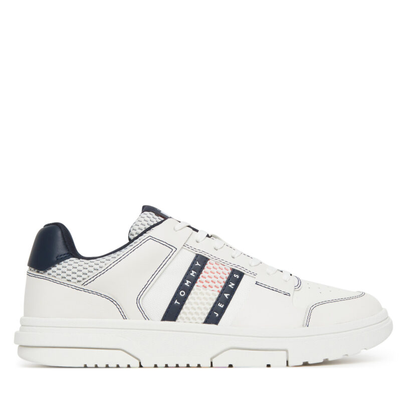 Сникърси Tommy Jeans Tjm The Brooklyn EM0EM01548 Бял цвят на ниска цена