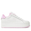 Сникърси Tommy Jeans Tjw Flatform Patent Sneaker EN0EN02864 Екрю цвят на ниска цена