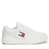 Сникърси Tommy Jeans Tjw New Basket Sneaker Lc EN0EN02524 Екрю цвят на ниска цена