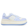 Сникърси Tommy Jeans Tjw Retro Basket Flatform Ess EN0EN02506 Син цвят на ниска цена