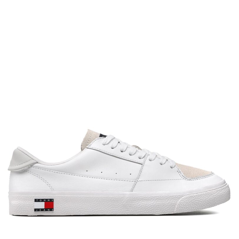 Сникърси Tommy Jeans Vulcanized Ess EM0EM01106 Бял цвят на ниска цена