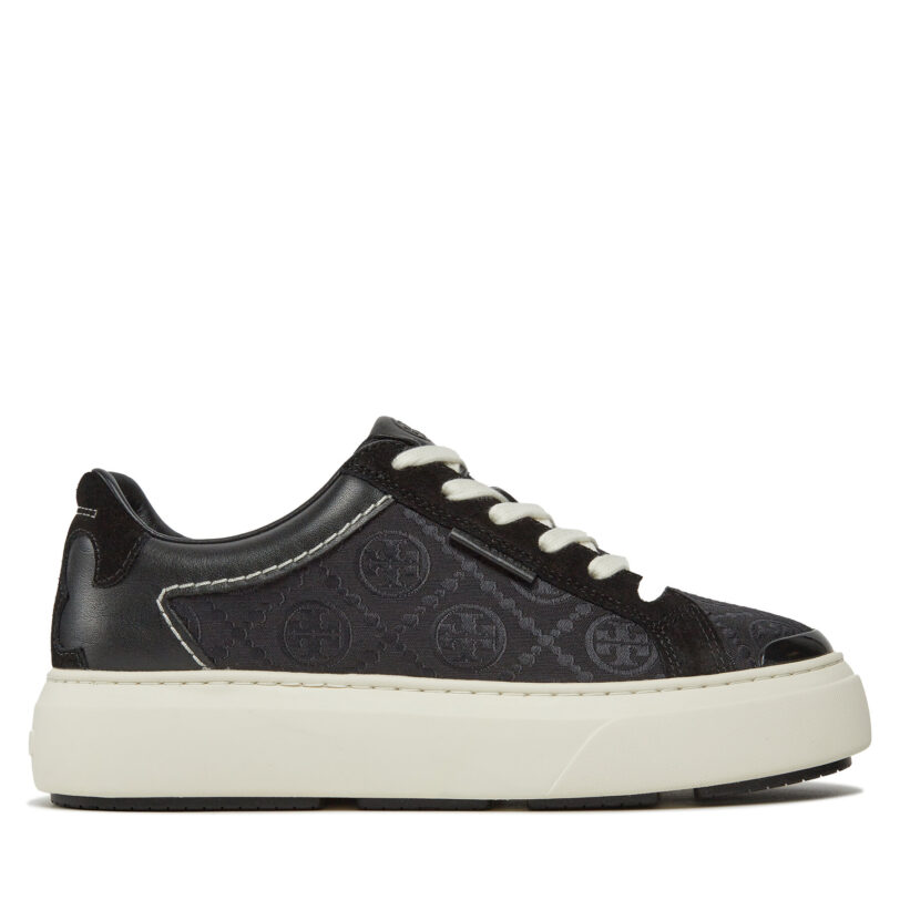 Сникърси Tory Burch T Monogram Ladybug Sneaker 153015 Черен цвят на ниска цена