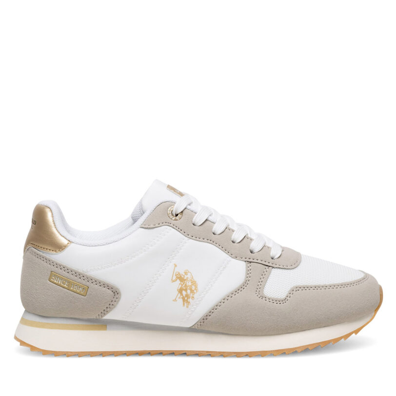 Сникърси U.S. Polo Assn. ALTENA002 Бял цвят на ниска цена