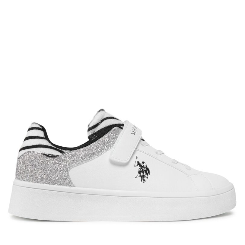 Сникърси U.S. Polo Assn. BRYGIT001 S Бял цвят на ниска цена