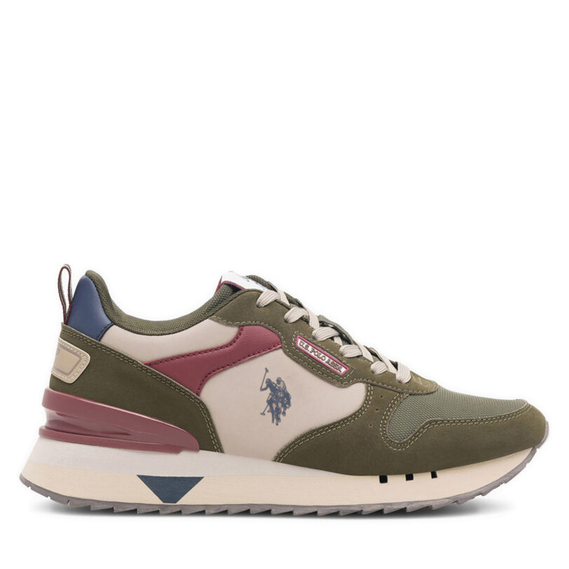 Сникърси U.S. Polo Assn. BUZZY001M/CNU1 Каки цвят на ниска цена