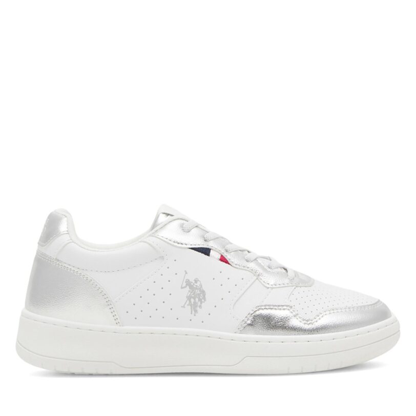Сникърси U.S. Polo Assn. DENNY004A Бял цвят на ниска цена